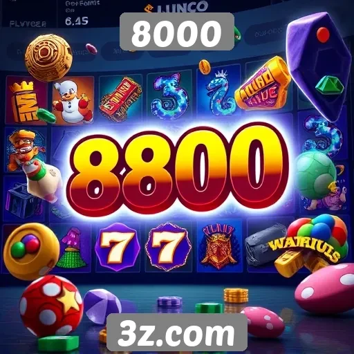 8000 se destaca pela variedade de jogos disponíveis