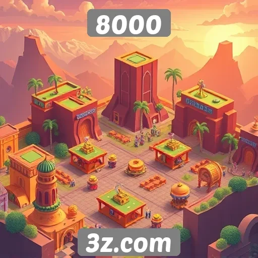 Perspectivas de crescimento da plataforma de jogos 8000